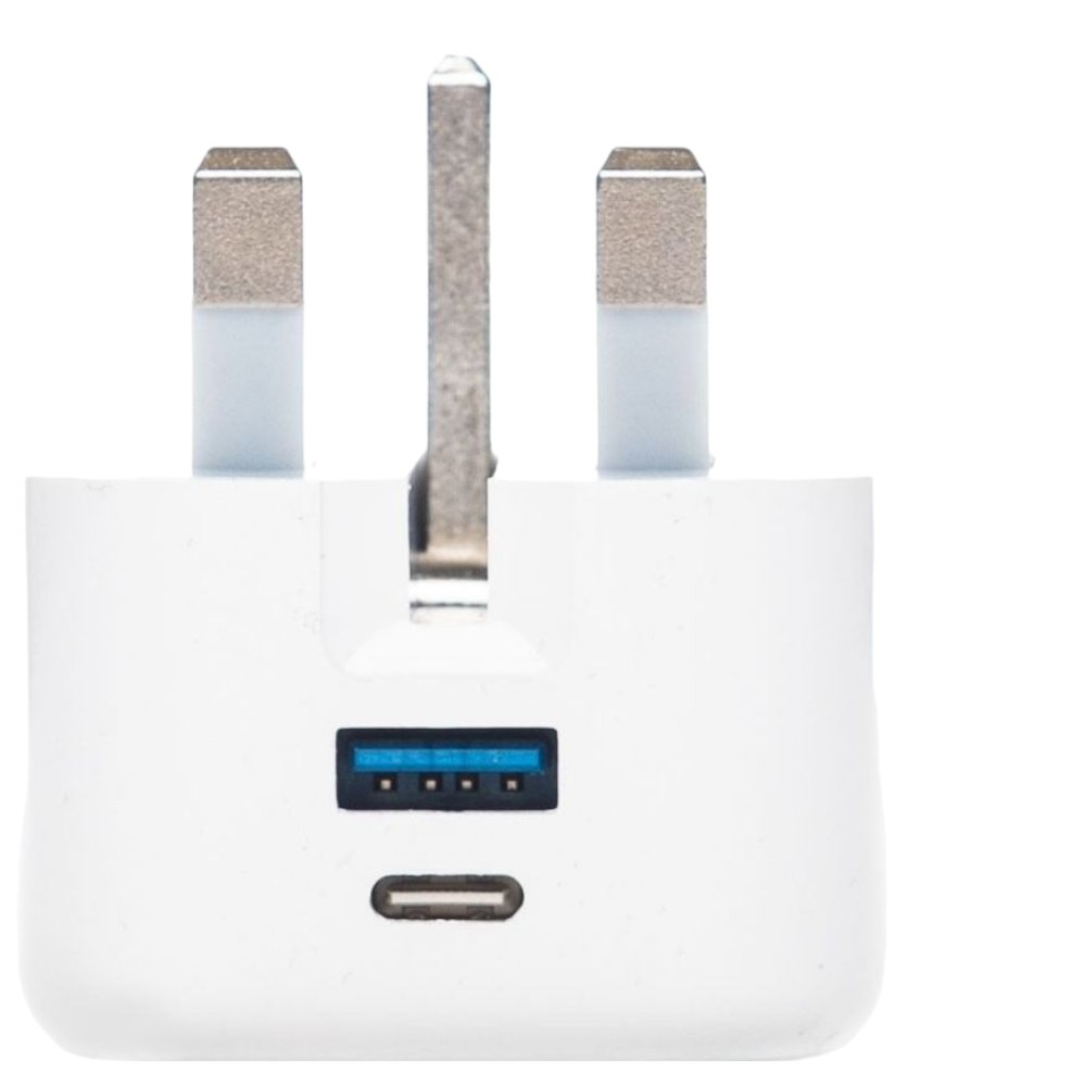 Panther Force Folding Pin 20W Plug with USB-C & USB-A - Dual-Port Fast Charging - PF162 Panther Force Folding Pin 20W Plug with USB-C & USB-A - Dual-Port Fast Charging - PF162